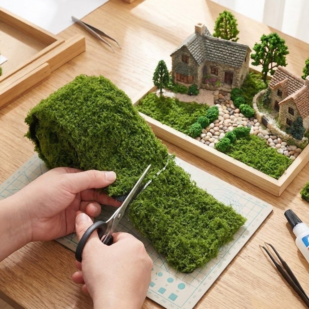 Terrarium Moss Art - 인조 이끼 매트, 웨딩 장식 테이블