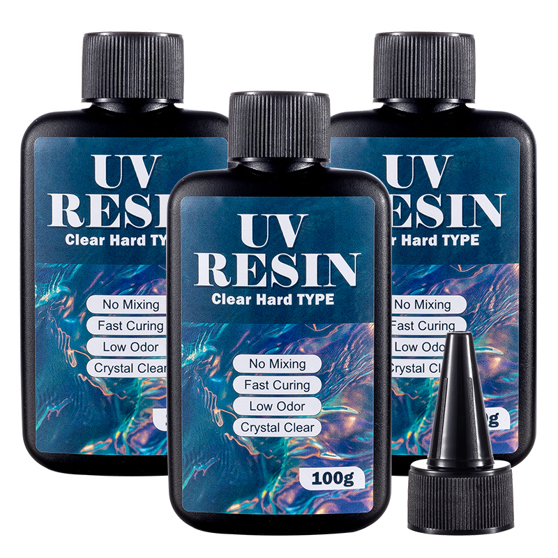 Epoxy Uv Resin Kit - 100/200/300g UV 레진 하드 타입 크리스탈