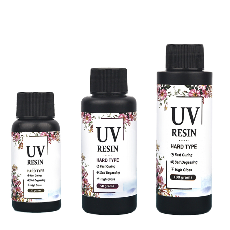 Epoxy Uv Resin Kit - 20g/50g/100g 크리스탈 수지 UV 접착제 DIY