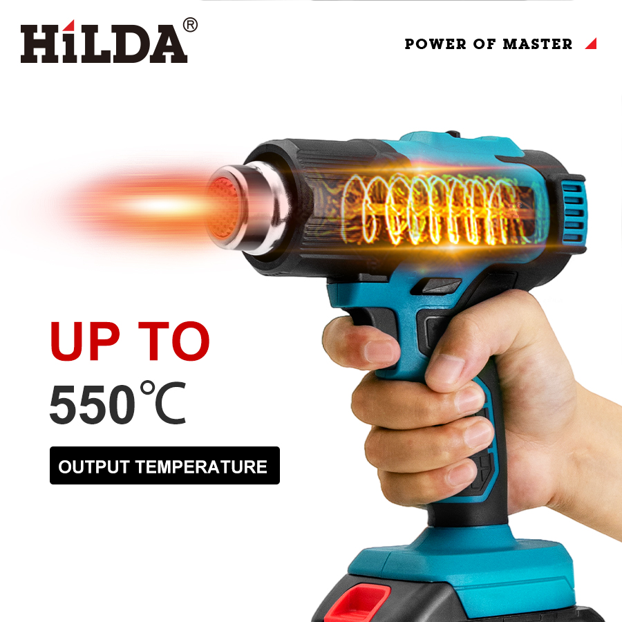 Heat Gun Small - HILDA 핸드헬드 열풍기, 온도 조절 가능/비조절