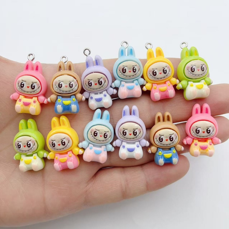 Resin Craft Projects - 10Pcs Kawaii 토끼 딸기 하우스 수지