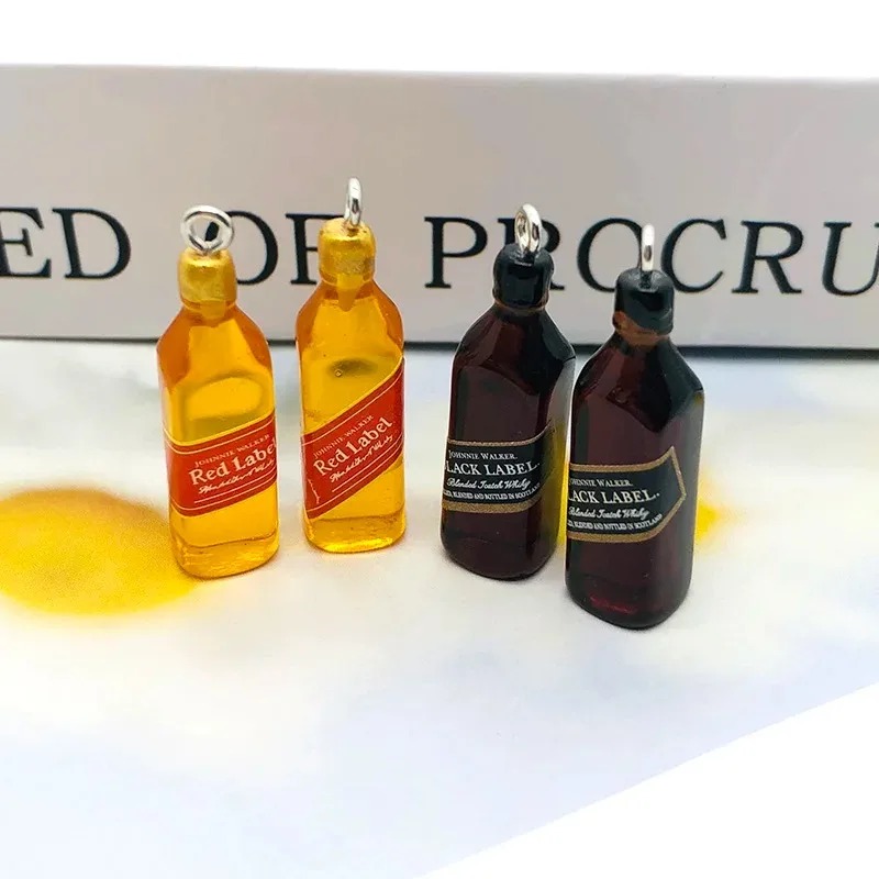 Resin Craft Projects - 10Pcs 작은 와인 바 병 수지
