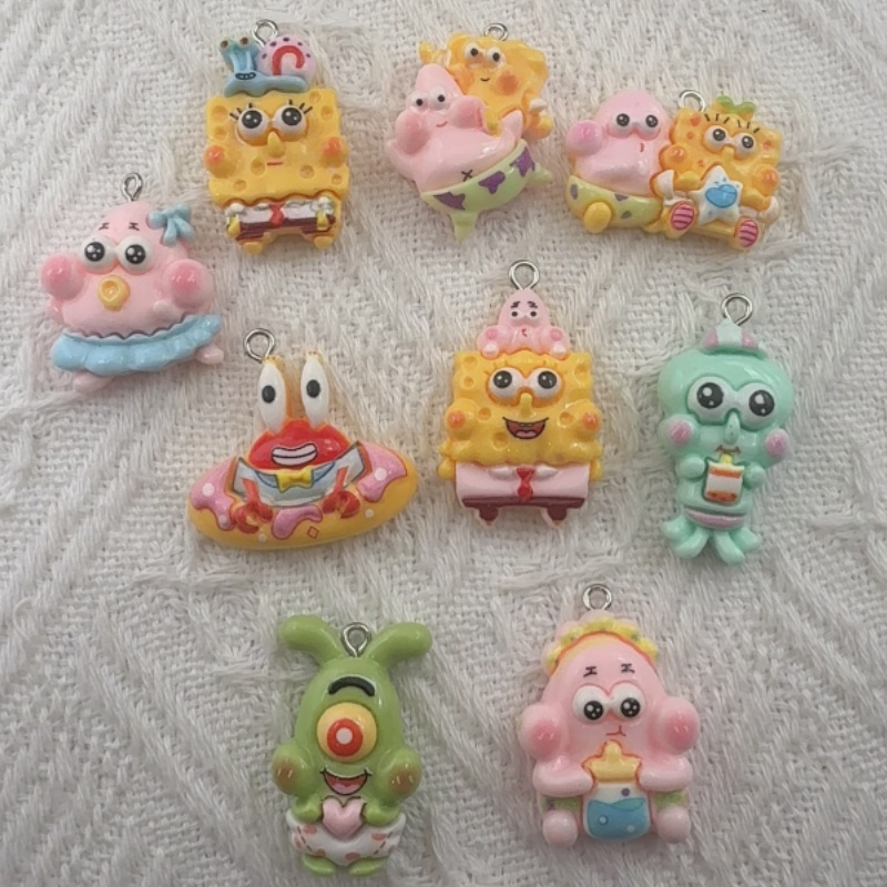 Resin Craft Projects - 10개 만화 캐릭터 레진 펜던트, DIY