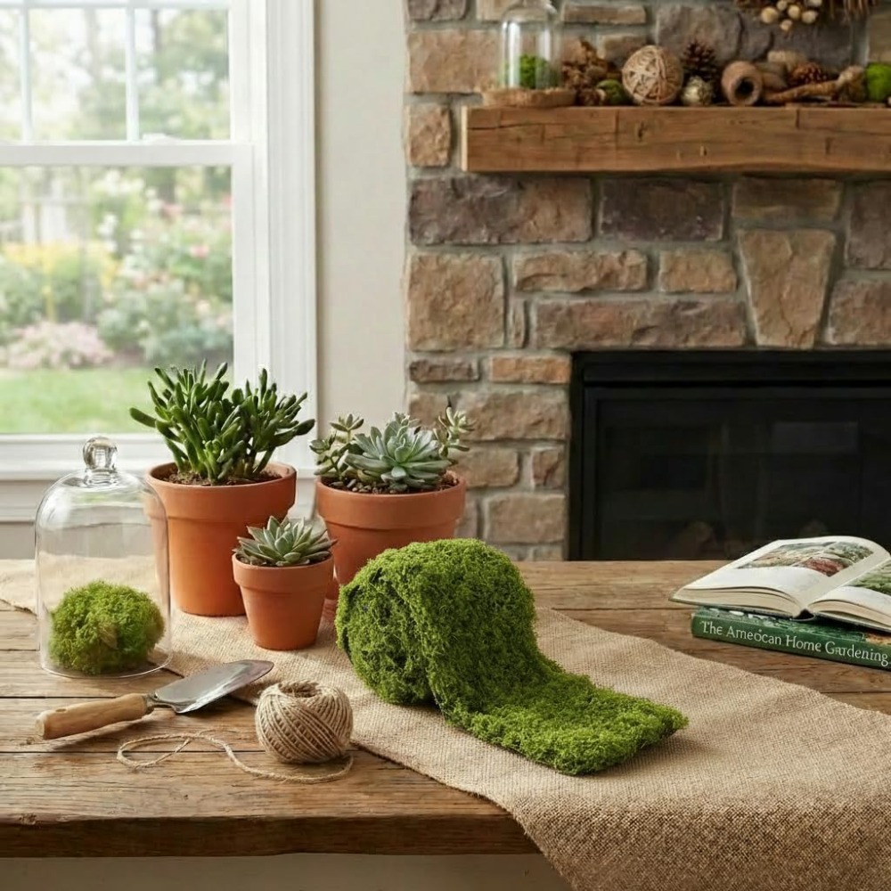 인조 이끼 매트, 웨딩 장식 테이블 센터피스, 요정 정 - Terrarium Moss Art 리뷰 및 가격