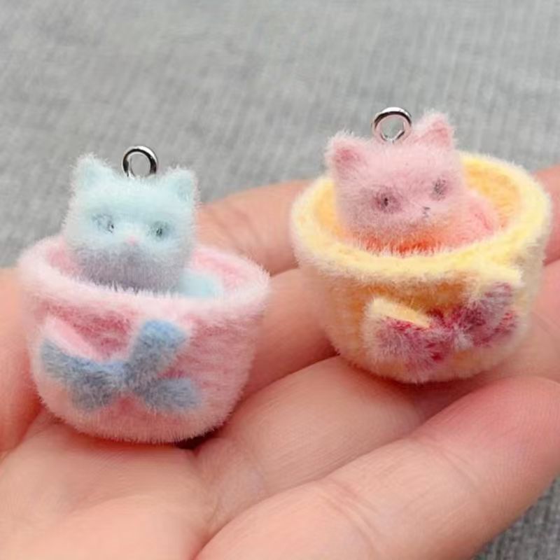 4개입 3D 플러시 레진 고양이 펜던트, DIY 쥬얼리 - Resin Craft Projects 리뷰 및 가격