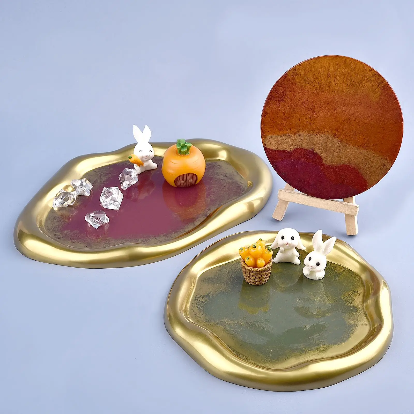 50g/병 메탈릭 글리터 파우더 금색 은색 색소 진주  - Resin Pigment Set 리뷰 및 가격