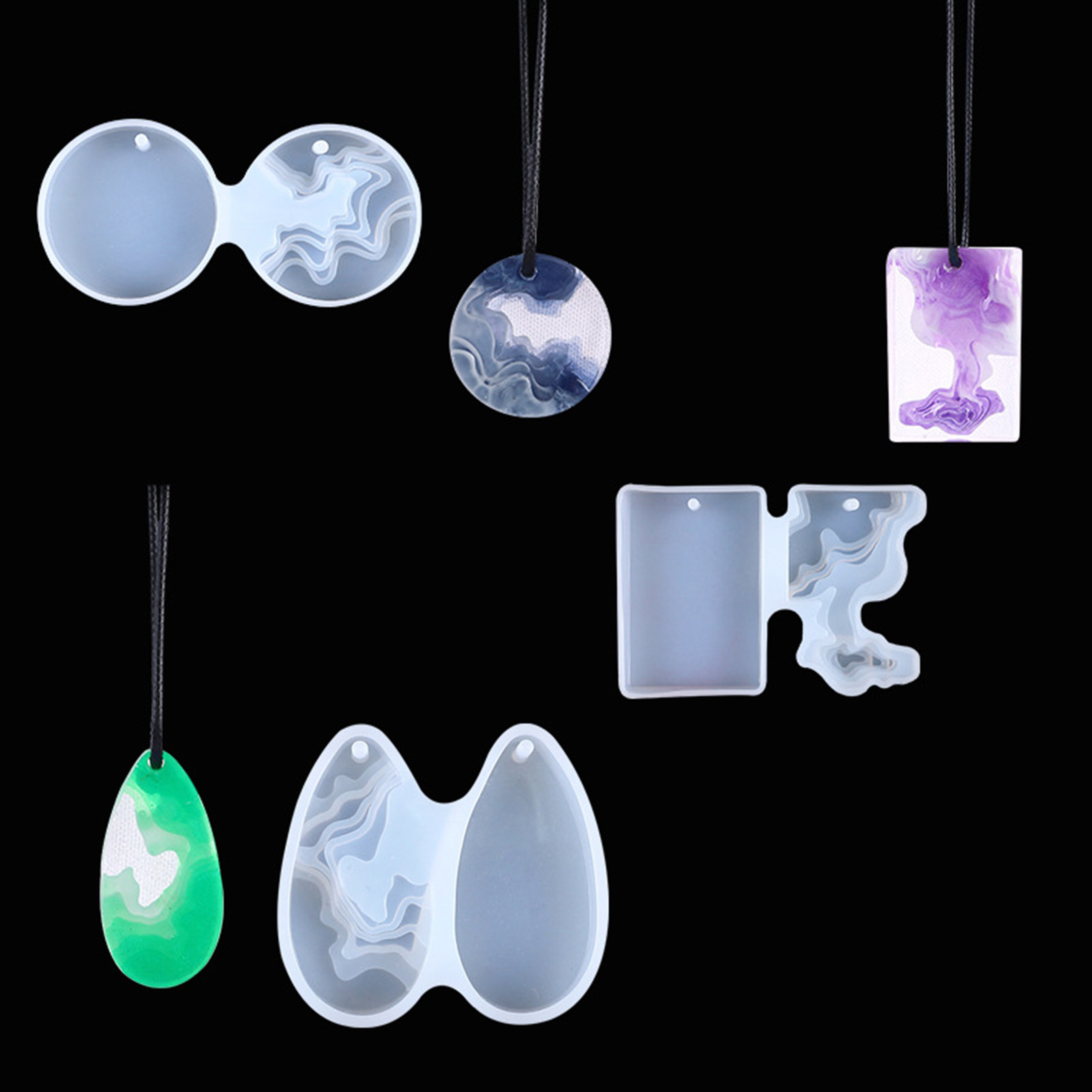 3pcs DIY 크리스탈 몰드 세트 레진 지오드 아트  - Geode Mold Silicone 리뷰 및 가격