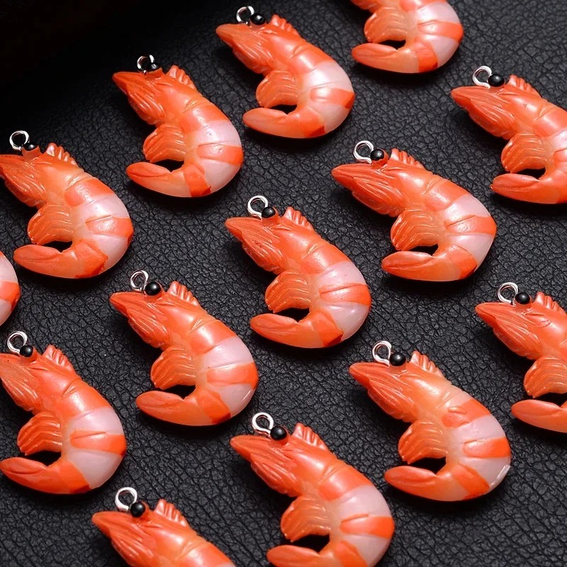 10Pcs 아크릴 수지 만화 해산물 참 3D 시뮬레이션 - Resin Craft Projects 리뷰 및 가격