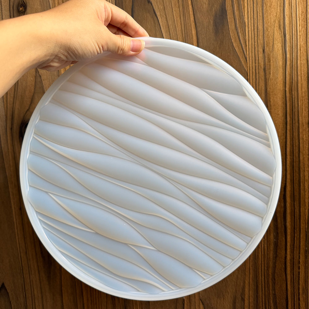 대형 원형 트레이 실리콘 몰드 웨이브 시멘트 석고 트레 - Coaster Mold Round 리뷰 및 가격