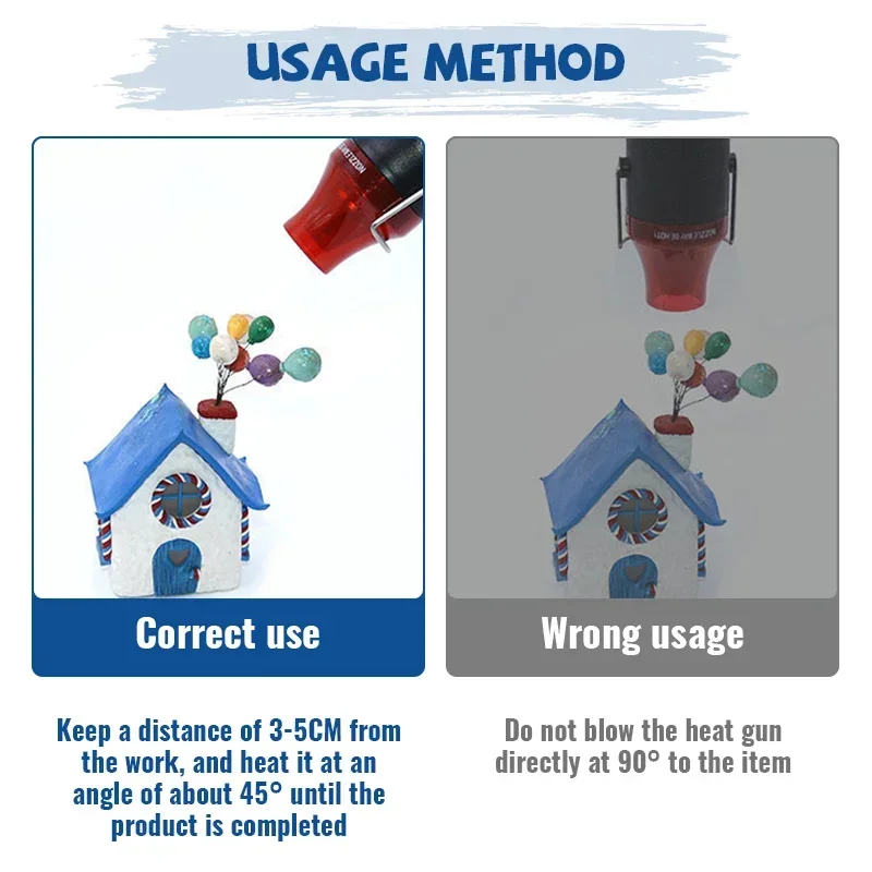 뜨거운 공기 총 300W 220V 경량 핸드 홀드 전기 - Heat Gun Small 리뷰 및 가격