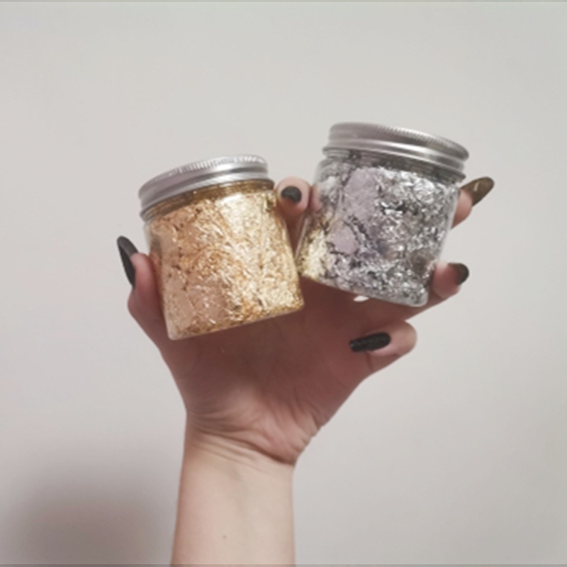 모조 로즈 골드 실버 구리 호일 장식 조각, 반짝이 공 - Gold Foil Flakes 리뷰 및 가격