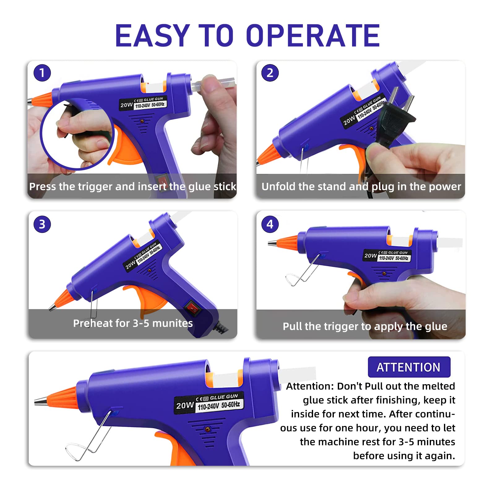 20W 핫멜트 접착제 총 가정용 산업용 미니 총 전기  - Heat Gun Small 리뷰 및 가격