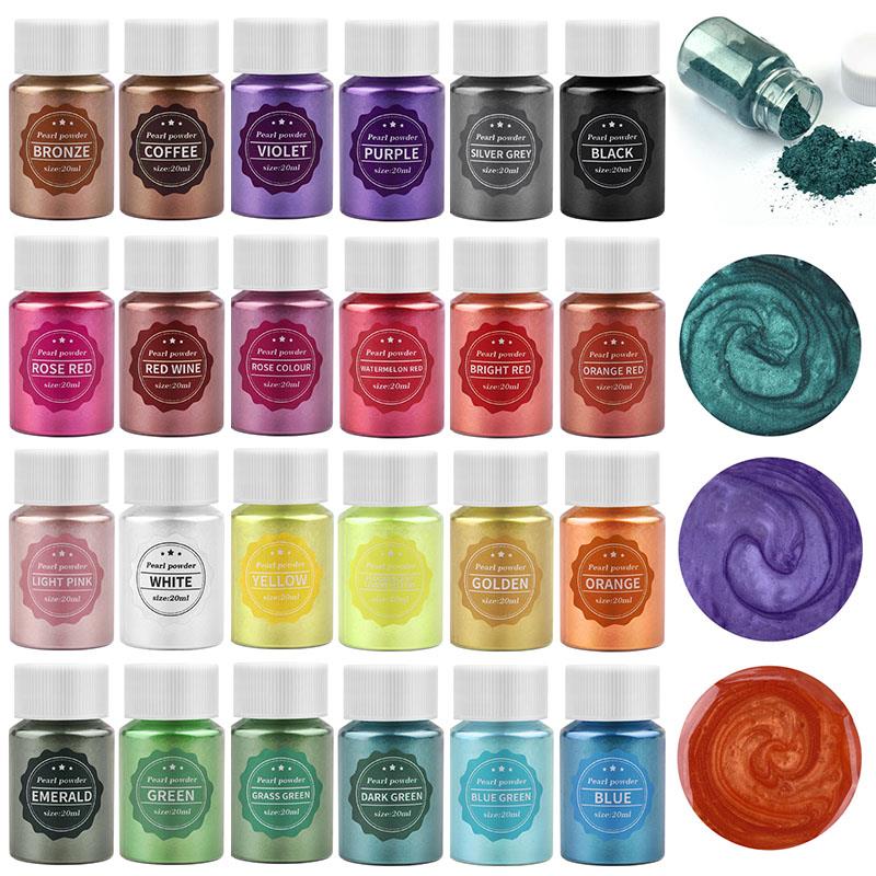 10ml 에폭시 수지 안료 필러 진주 빛 분말 착색제  - Resin Pigment Set 리뷰 및 가격
