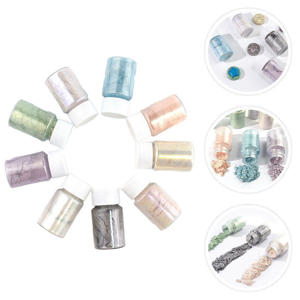 9종 마이카 안료 파우더 세트, 다채로운 색상, 안전한 - Resin Pigment Set 리뷰 및 가격