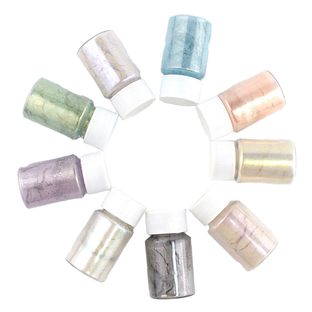 9종 마이카 안료 파우더 세트, 다채로운 색상, 안전한 - Resin Pigment Set 리뷰 및 가격