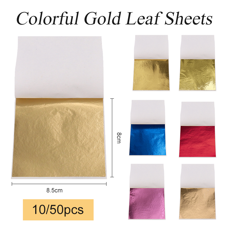 8x8.5cm 대만 모조 금박 시트 금박을위한 구리 호 - Gold Foil Flakes 리뷰 및 가격