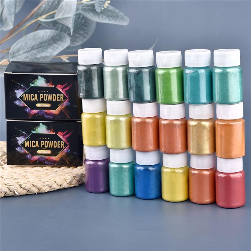 6 Pcs-Set 에폭시 수지 염료 운모 분말 분말 안 - Resin Pigment Set 리뷰 및 가격
