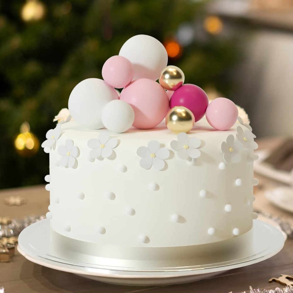 20Pcs 생일 축하 케이크 금색과 은색 거품 공 웨딩 - Gold Foil Flakes 리뷰 및 가격